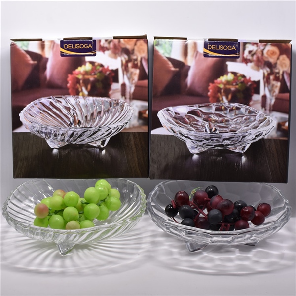 Đĩa thuỷ tinh có chân 19cm