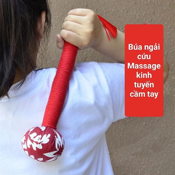 Cây đấm bóp massage ngải cứu 26cm