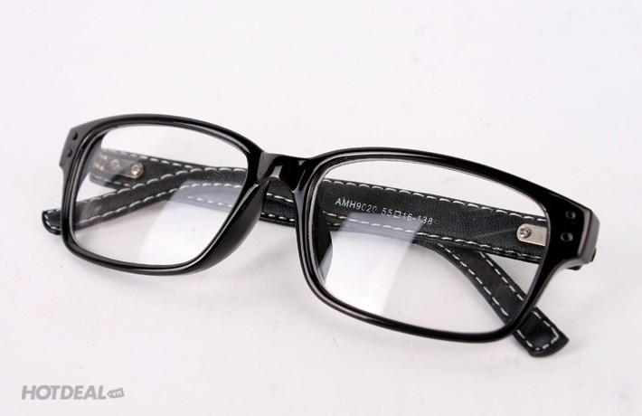 Mắt kính gọng da thời trang