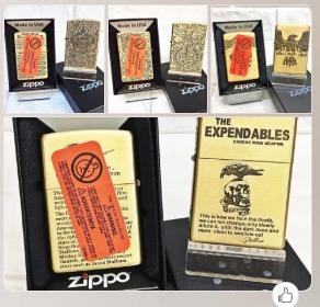 Hộp quẹt zippo Mỹ xịn tem đỏ mẫu khắc hoạ tiết