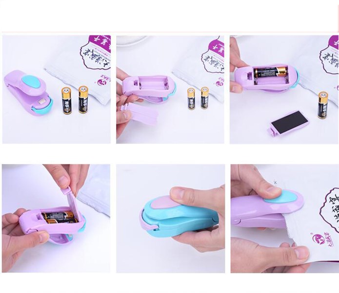 Dụng cụ hàn miệng túi nhiều màu