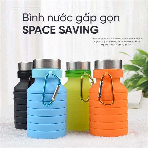 bình nước gấp gọn 550ml