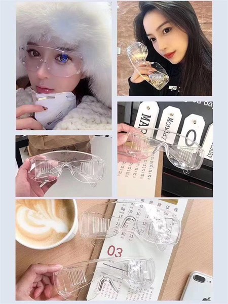 kính bảo hộ thời trang trong suốt model