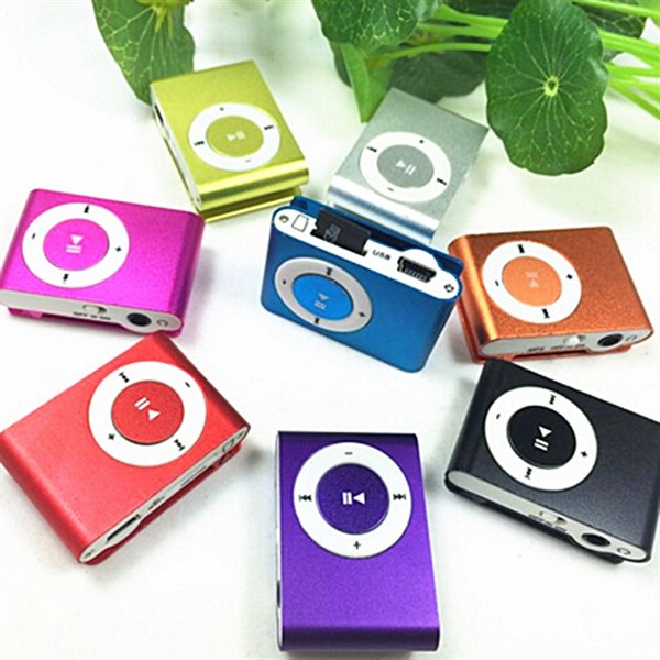 Máy mp3 vỏ nhôm cắm thẻ vuông