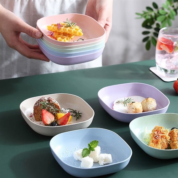 set 8 dĩa nhựa lúa mạch