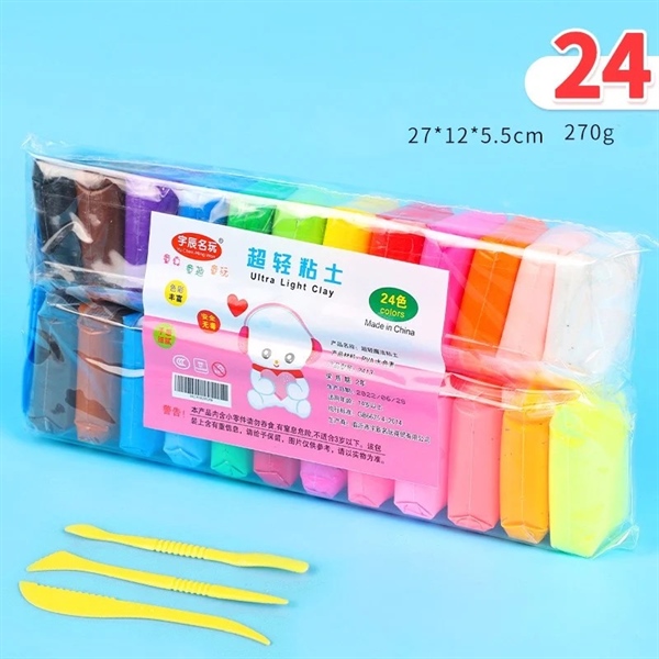 Set đất nặn 24 màu siêu nhẹ tự khô