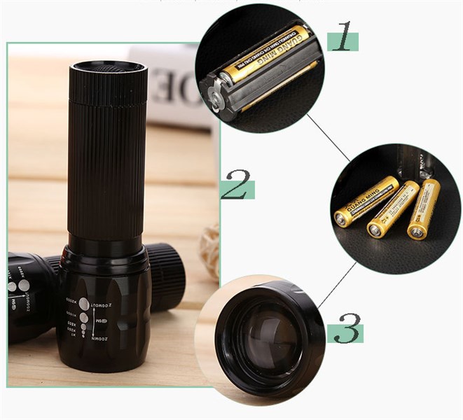 đèn pin police x2000 siêu sáng