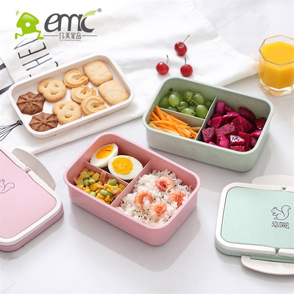 Hộp đựng cơm lúa mạch 2 tầng SQUIRREL