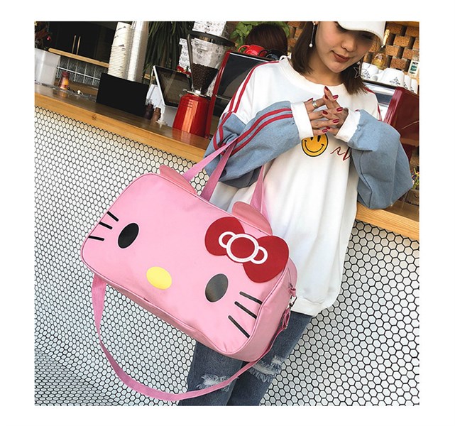 túi du lịch hello kitty 47x16x29cm