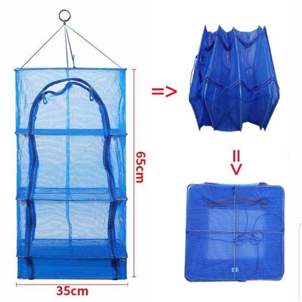 lồng lưới phơi khô thực phẩm 4 tầng 35x65cm