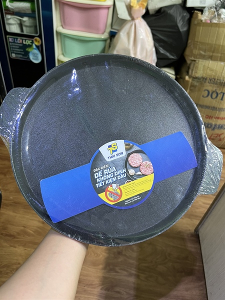 Mâm nướng/bánh xèo chống dính trơn size 28cm