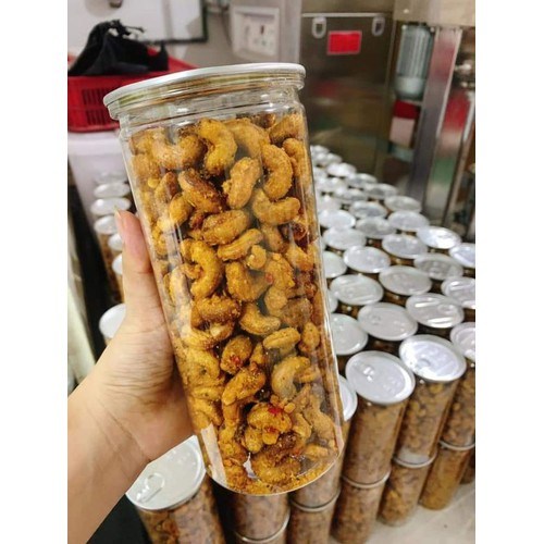 Hạt điều rang mắm ớt tỏi hũ 500gram