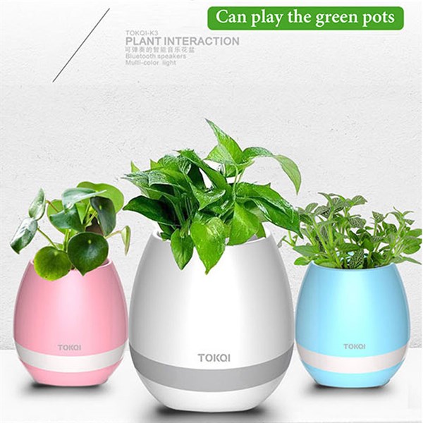 Loa bluetooth kiêm chậu trồng cây K3