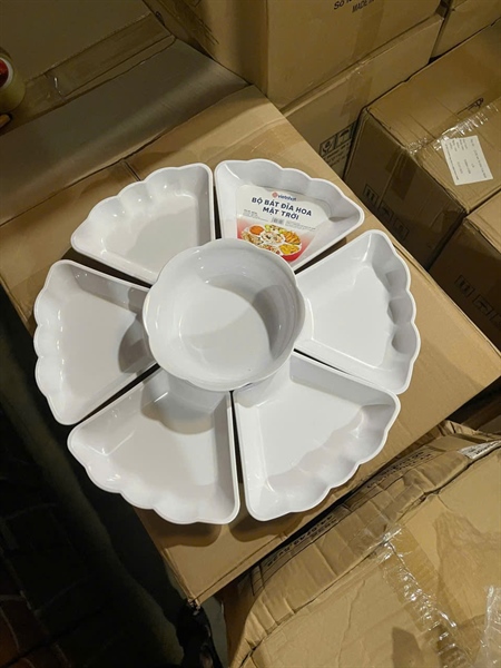 Bộ bát đĩa hoa mặt trời Việt nhật 6836