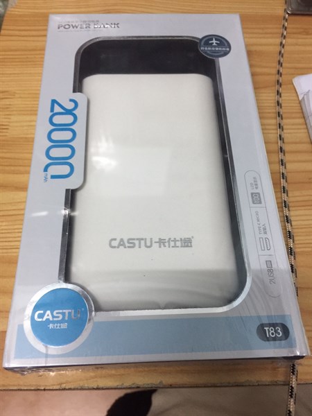 Pin dự phòng Castu T83 20000mah chính hãng