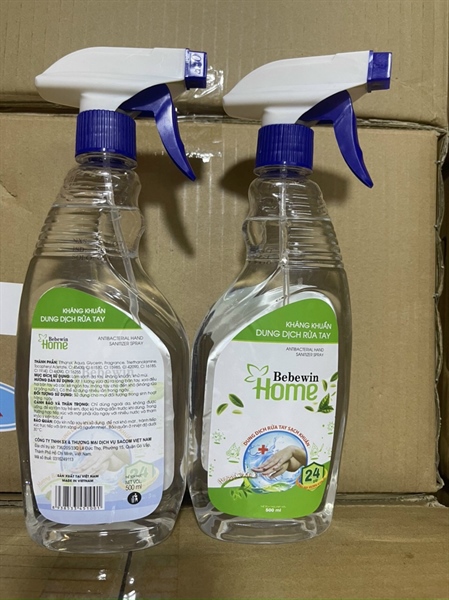 Chai xịt kháng khuẩn Bebewin Home 500ml - Hàng công ty