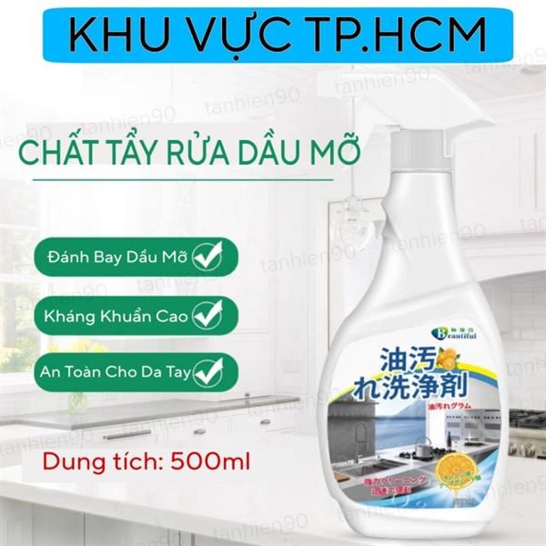 Chai xịt rửa dầu mỡ nhà bếp 500ml
