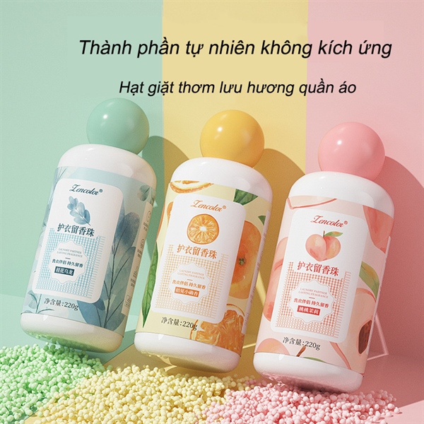 Hạt Thơm Giặt Quần Áo Sngu 220G Lưu Hương Lâu đến 24h 220g