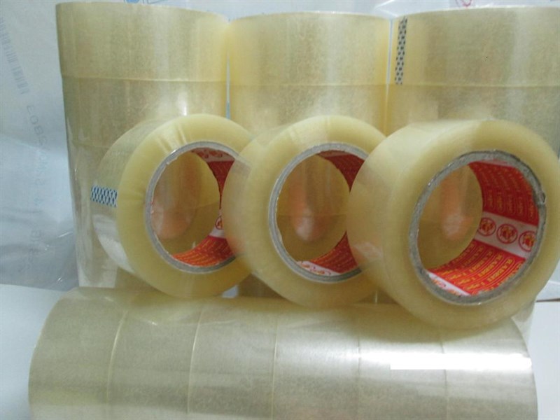 Băng keo cây 6 cuộn 200ya 1kg6