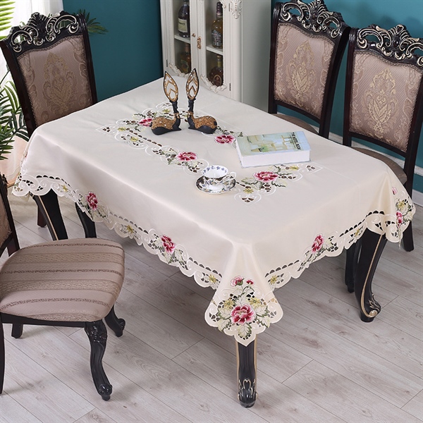 khăn trải bàn dạng vải thêu sang trọng 60x120cm
