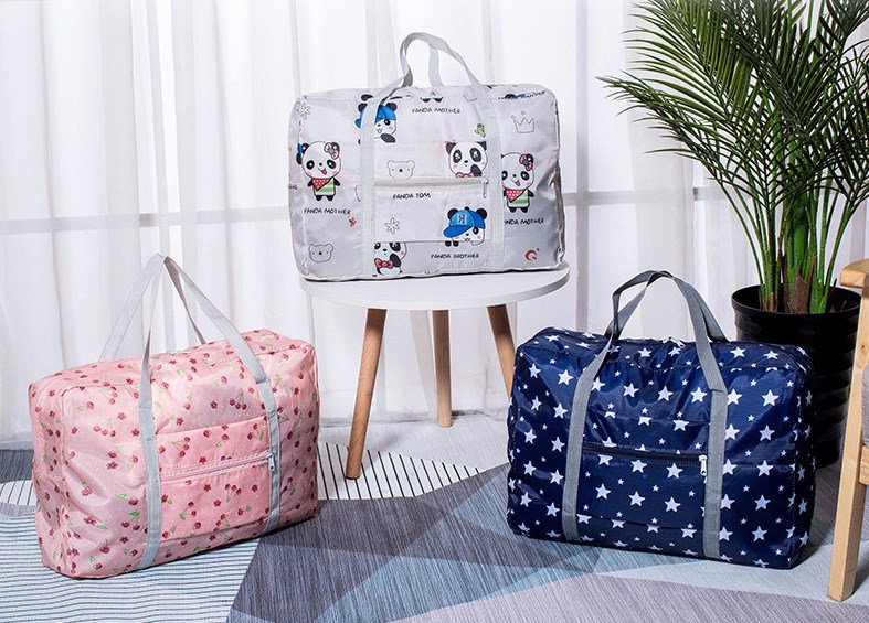 túi du lịch có ngăn gài lên vali kéo siêu cute