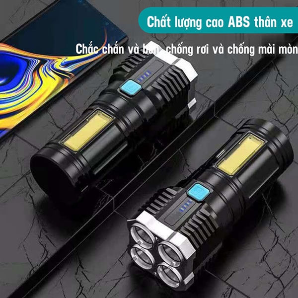 đèn pin 4 Led siêu sáng L19
