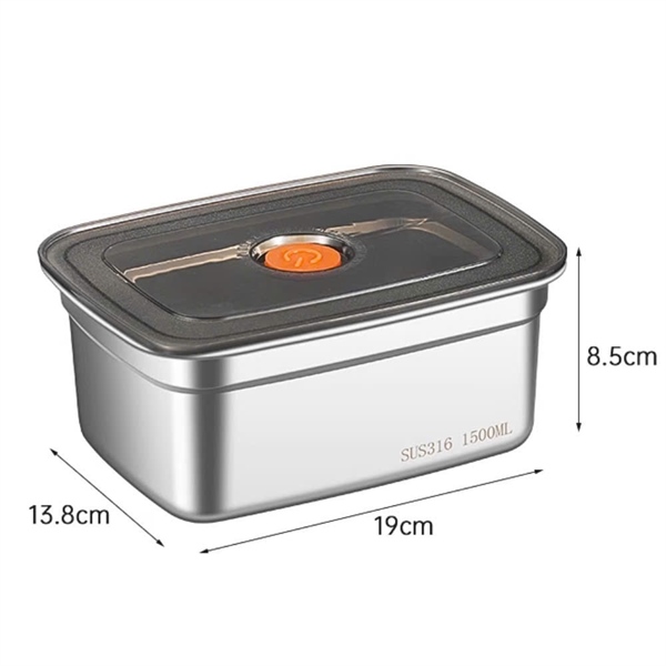 hộp inox có nắp hít 1500ml