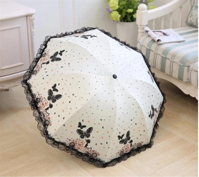 dù đi mưa hình bướm, 3 lớp