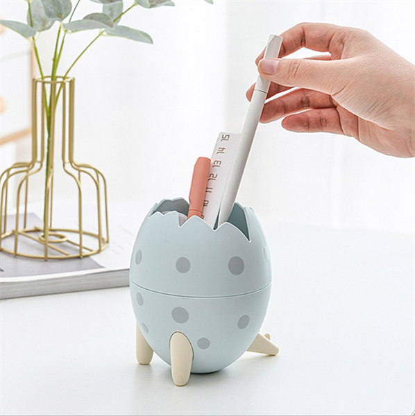 dụng cụ đựng bút hình trứng khủng long cute