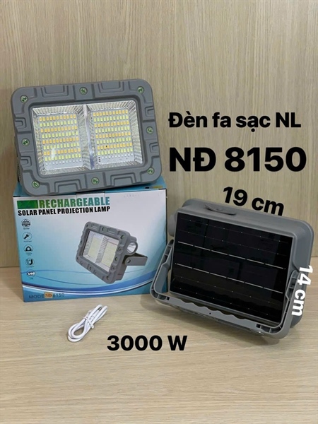 Đèn pha NLMT công suất 3000w NĐ 8150