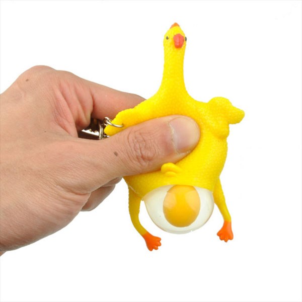 Móc khóa gà đẻ trứng