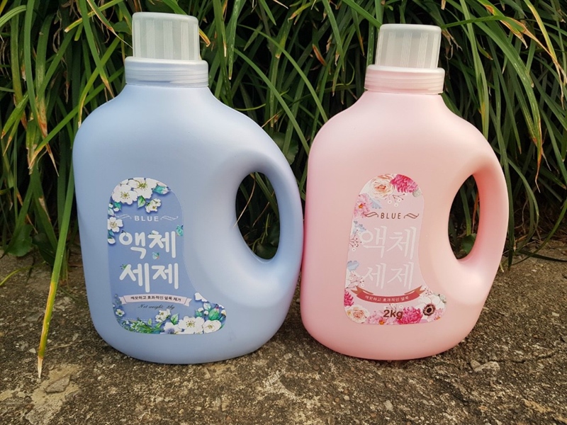 Nước giặt Blue Hàn Quốc 2L can màu tím (Thùng 10 can)