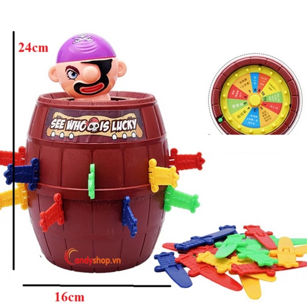 Trò chơi đâm hải tặc hộp lớn 24cmx16cm