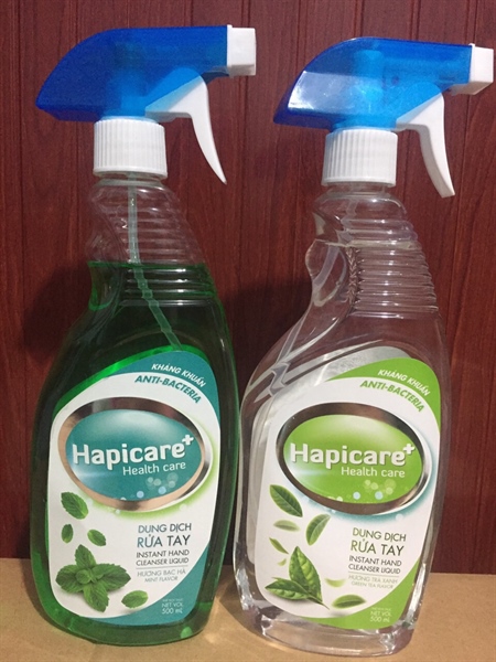 Nước xịt tay kháng khuẩn Hapicare/Bebehome 500ml
