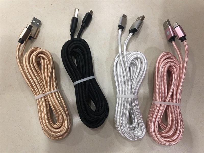 Cáp dây dù 3m Type-C