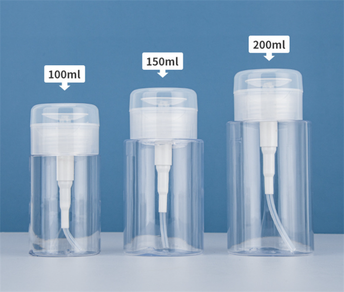 chai chiết nước tẩy trang 200ml dạng nhấn