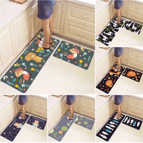 Bộ 2 Thảm Bếp Mẫu Mới loại dày