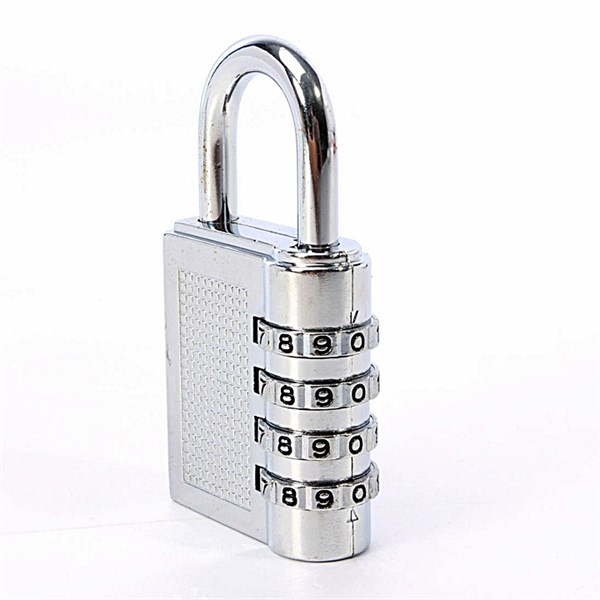 Ổ khóa 4 số Inox lớn