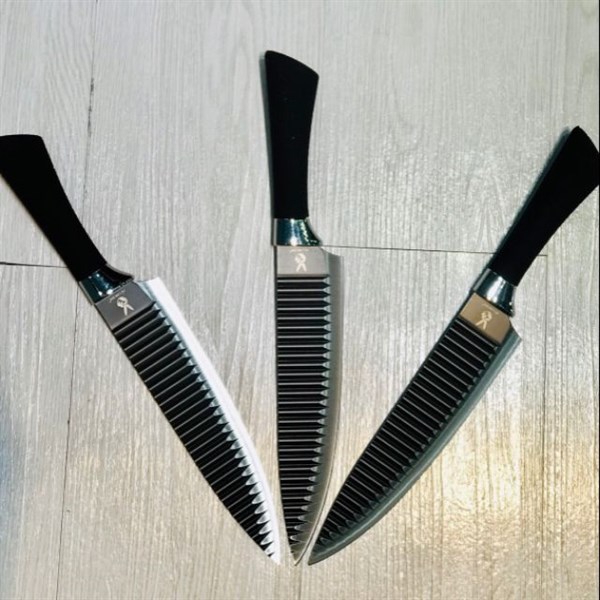 Dao thái thịt đông lạnh chống dính lượn sóng đầu nhọn số 2