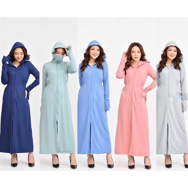 Áo chống nắng toàn thân dáng dài xuất Nhật