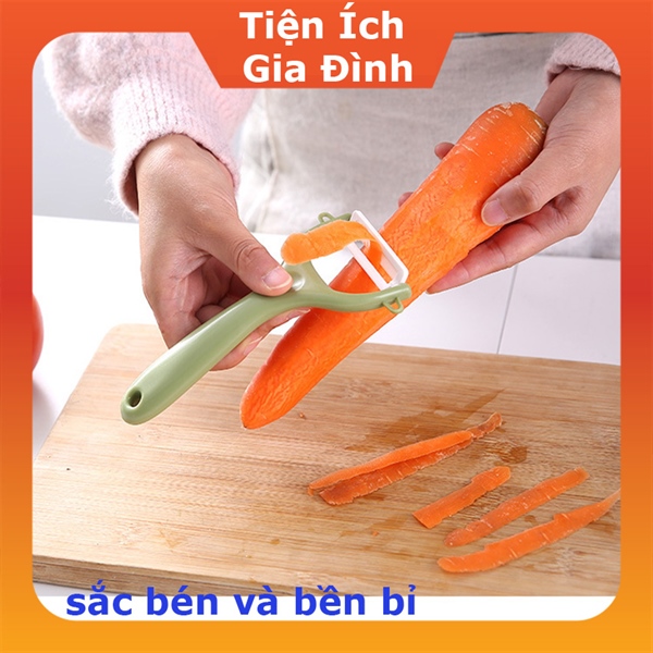 dụng cụ bào gọt rau củ quả đa năng cán nhựa