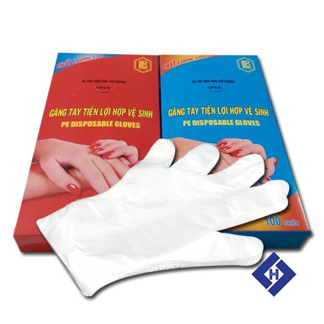 Hộp 100gam găng tay nilon sinh học hàng Việt Nam