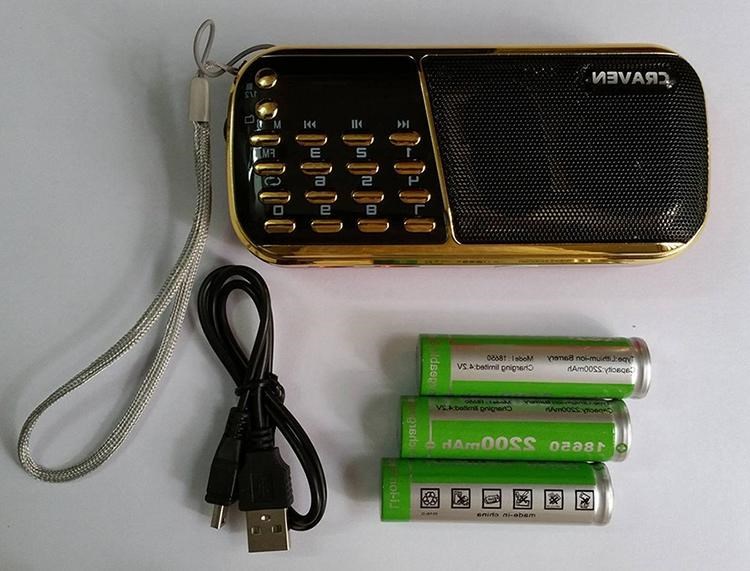 Loa thẻ nhớ Craven CR-853 xài 3 pin