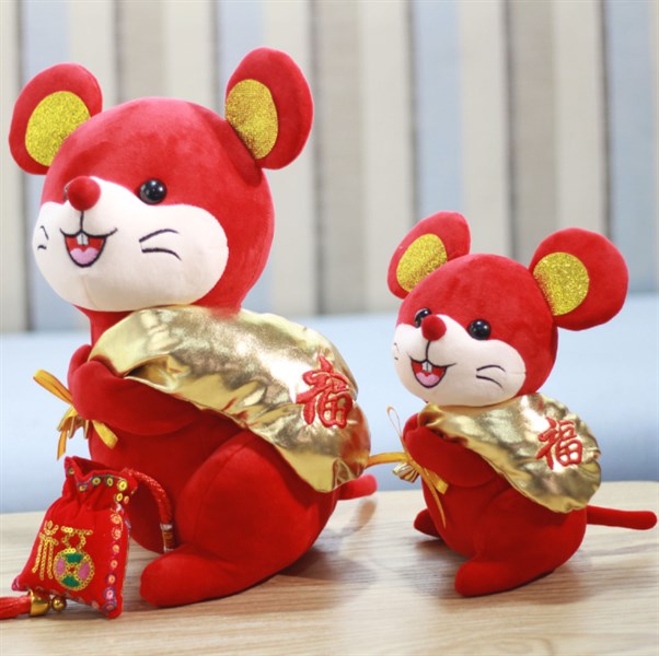 chuột đeo túi tiền 25cm