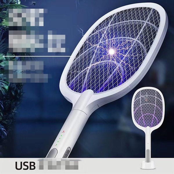 vợt muỗi kiêm đèn ngủ có đế đứng tiện lợi