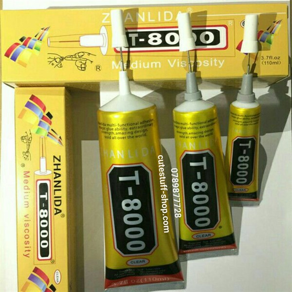keo dán t8000 chai 110ml