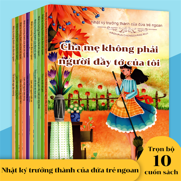 bộ 10 cuốn nhật ký trưởng thành cho bé