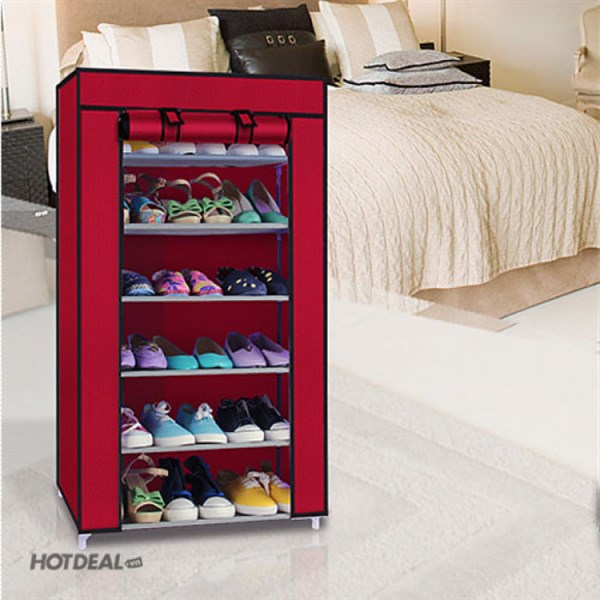 Tủ đựng giày 7 tầng 6 ngăn