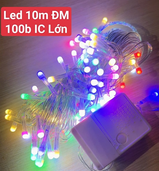 Dây đèn led 10m 7 màu 100 bóng