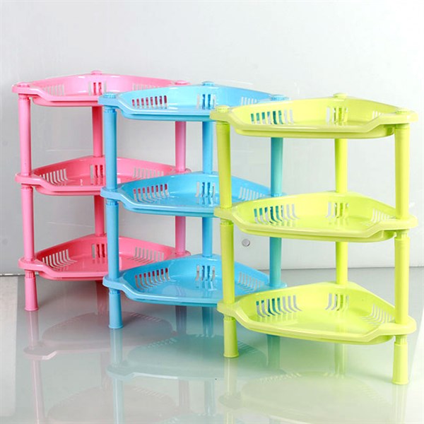 kệ góc nhựa 3 tầng